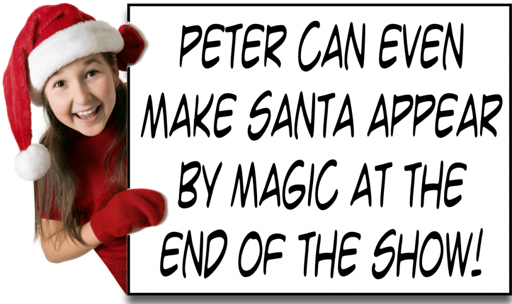 Make Santa Appear Christmas Party Magic Show London Ontario